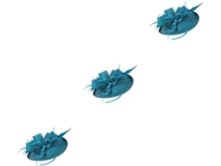 Diadema Elegante De 3 Piezas Con Velo Y Flores Para Eventos, Fiesta Y Boda.