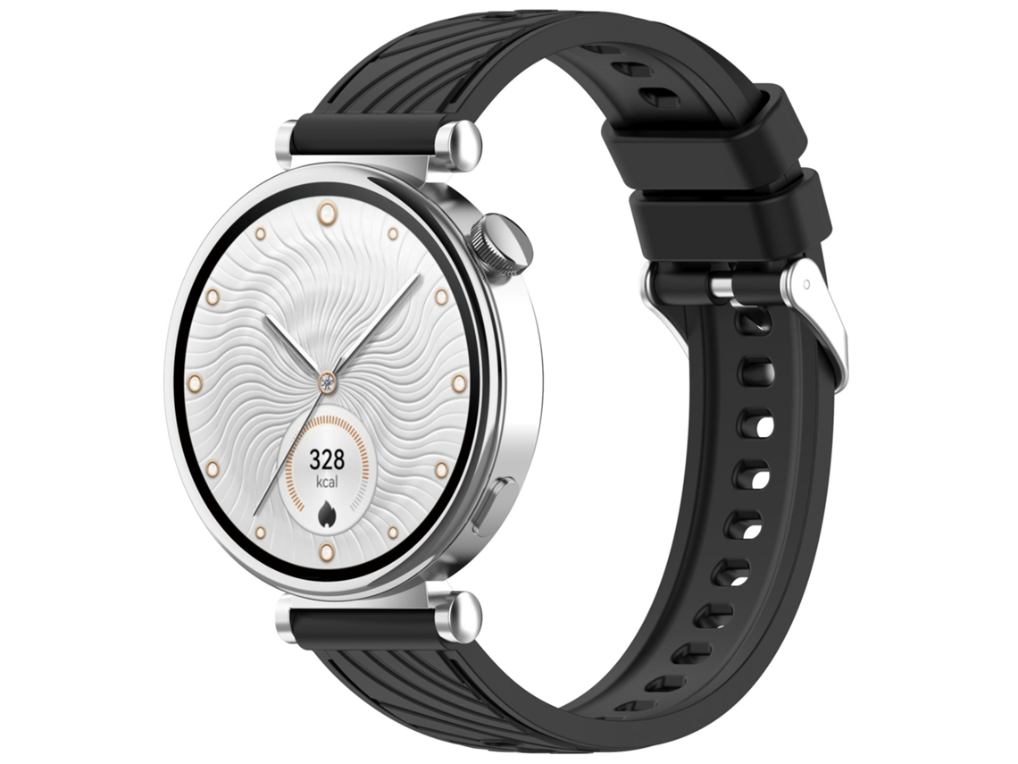 Correa Para Huawei Watch Gt5 41Mm Correa De Silicona Rayada (Negra) GERTIZ