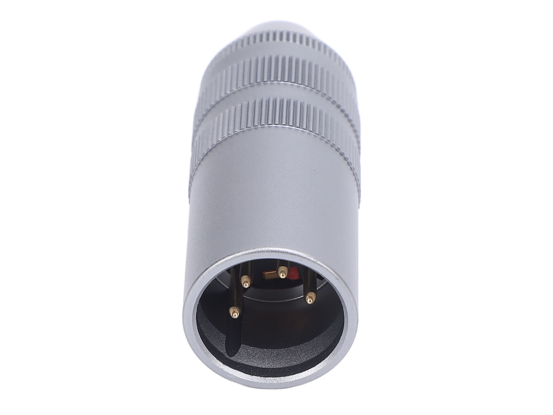 Adaptador XLR macho de 4 pines a hembra balanceada de 4,4 mm (conecta micrófonos y mezcladores)