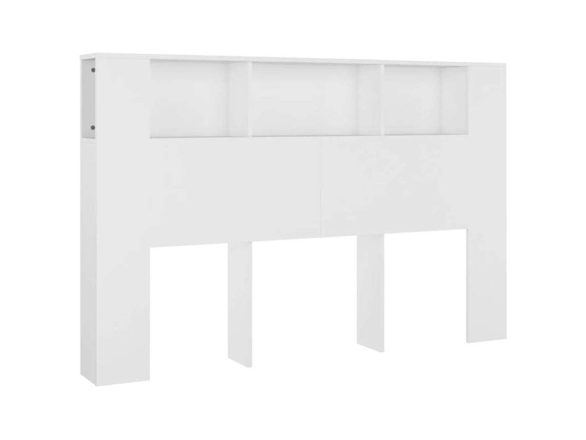 Armario cabecero VIDAXL Blanco Madera aglomerada (160x18.5x104.5 cm)