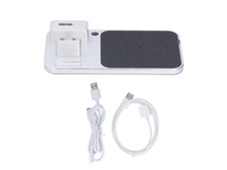 Estación Base De Carga Inalámbrica Rápida 4 En 1 Con Control Inteligente De Temperatura Para Iphone