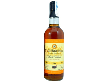 Whisky TULLIBARDINE Single Malt Tullibardine Sauterne Wood Finish (0.7 L - 1 unidad)