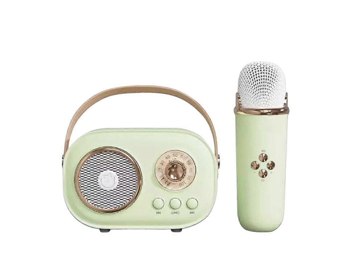 Altavoz y micrófono para el hogar, mini máquina de karaoke, portátil Bluetooth Chaberlu