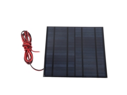 Módulo de energía solar de polisilicio epoxi, 18 V CC, 4,5 W, con cable rojo/negro de 2 m
