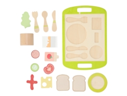 Brinquedo De Cozinha De Madeira Pretend Play Jogo De Cozinha Puzzle Para Crianças Com Acessórios