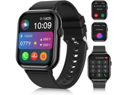 Reloj inteligente con pantalla táctil de 2,01 pulgadas para teléfonos Android e iOS, monitor de frecuencia cardíaca, oxígeno en sangre y más de 100 modos. Yizhood