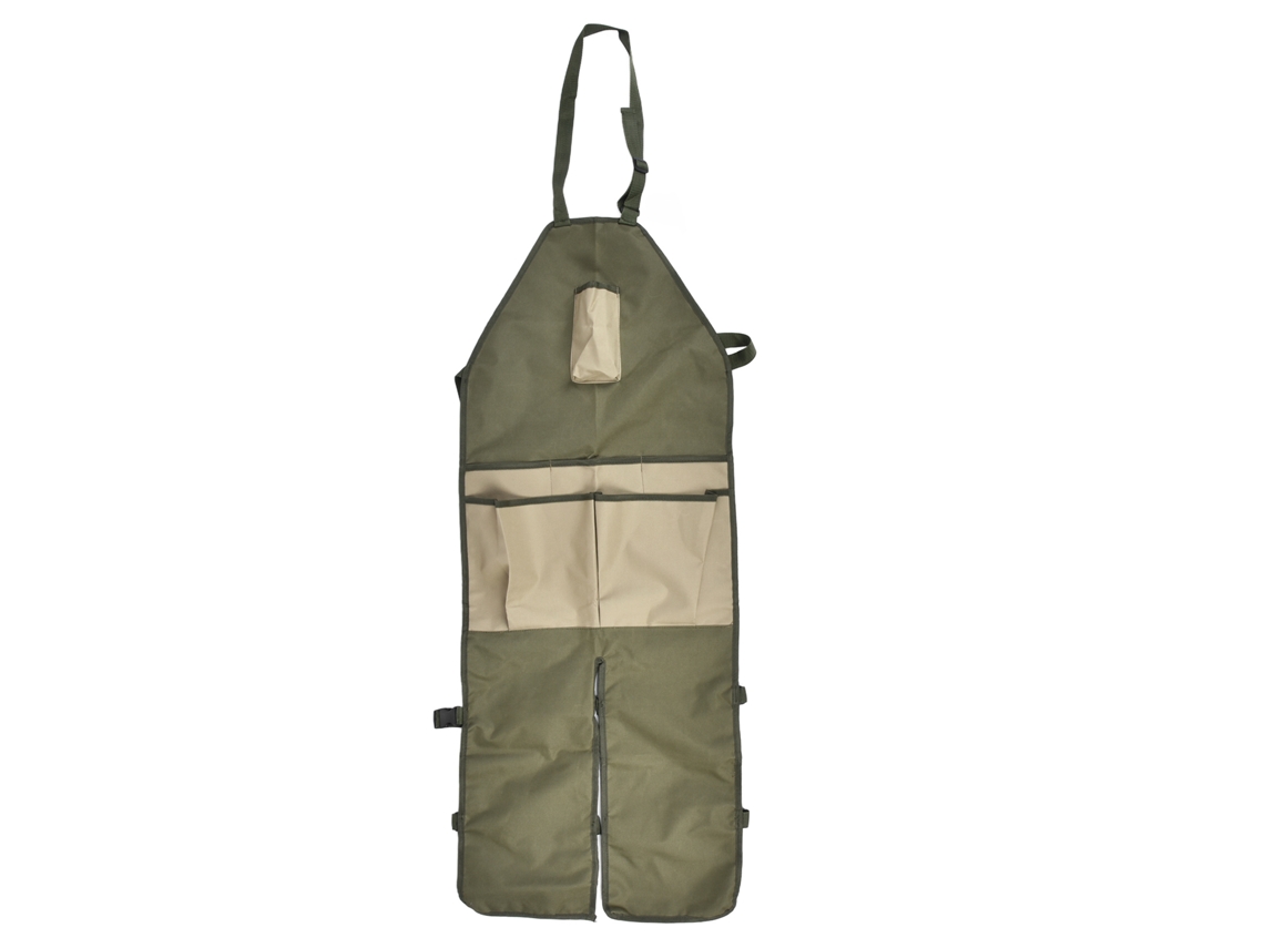 Delantal impermeable Oxford para jardín, ajustable para cosecha al aire libre