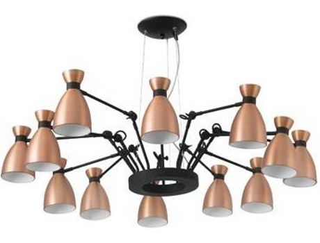 Plafón FARO BARCELONA Retro (Bronce - E14 - 20 W - Metal)