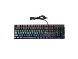 Teclado Mecánico Con 104 Teclas, Interruptores Azules Y 28 Modos De Iluminación Rgb Para Windows Y Os X.