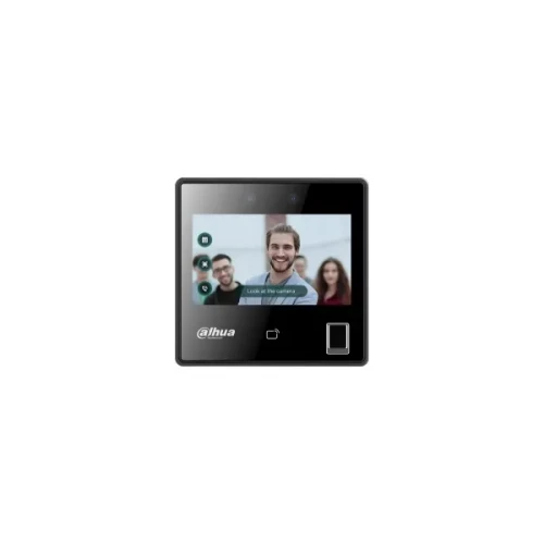 Dhi-Asi3214A-W DAHUA Lector de Control de Acceso Integrado Táctil Reconocimiento Facialcontraseñatarjetahuella Pantalla Lcd 4.3 Cámara Hd 2Mp