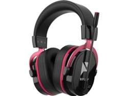 Auriculares Gaming NPLAY Contact Inalámbrico RGB (Over Ear - Multiplataforma - Negro)