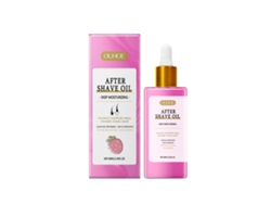 Aceite esencial con aroma a fresa para el cuidado posterior a la depilación y el afeitado.