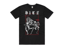 Ditz I Feel Like Death Black T-shirt Rockinstone Unisex Adults Best Sellers Size:xl