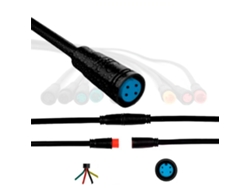 Conector Waterproof 8mm 4 Pin - 5f
