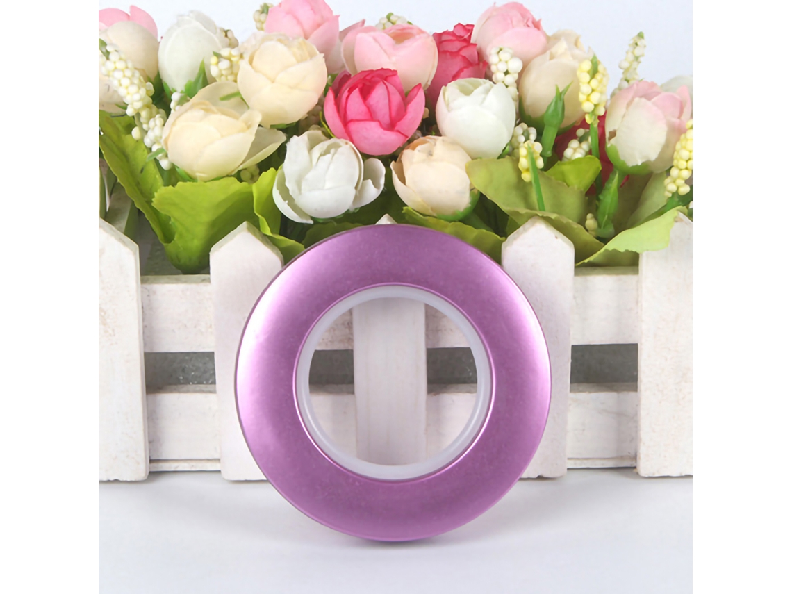 2026 Store-anillos De Cortina Silenciosos Deslizantes Grommets Redondos Antioxidantes Para Ducha Y Hogar Morado Mate