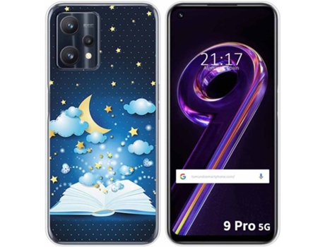 Carcasa para Realme 9 Pro 5G TUMUNDOSMARTPHONE Dibujos Libro Cuentos Multicolor