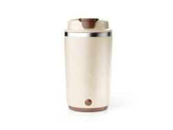 Batidora eléctrica de vaso con mezclador automático, pantalla de temperatura, ideal para viajes, batidos de proteínas, oficina, hogar y camping.