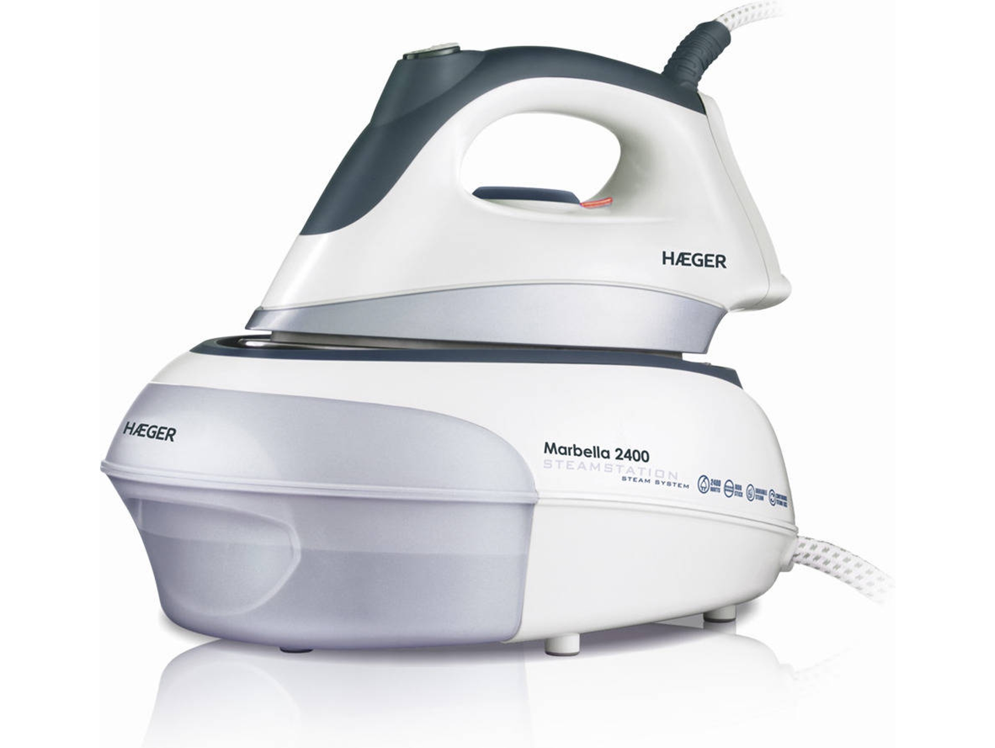 Centro de Planchado  HAEGER SS-24S.005A (2400 W)