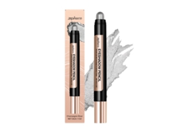 Lápiz de sombra de ojos perlado, color plata champán suave