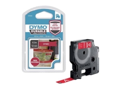 Cinta Etiquetas DYMO D1 12MMX3M Blanco/Rojo 1978366