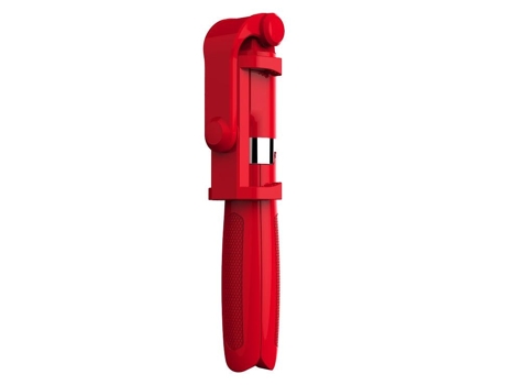 Trípode SLOWMOOSE 3 em 1 Bluetooth para Xiaomi / Redmi Note / Huawei / Iphone 11 / Xr / 7/8 Plus Samsung Rojo
