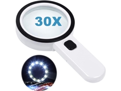2026rebe-lupa Iluminada De Mano 30x Con Lentes De Vidrio Doble Para Lectura, Regalo Para Mayores