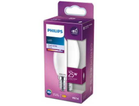 Lampada LED classic 25W E14 CW B35 FR ND 1PF/12 PHILIPS