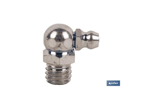Engrasador curvo 1/8 gas caja 100 unid.