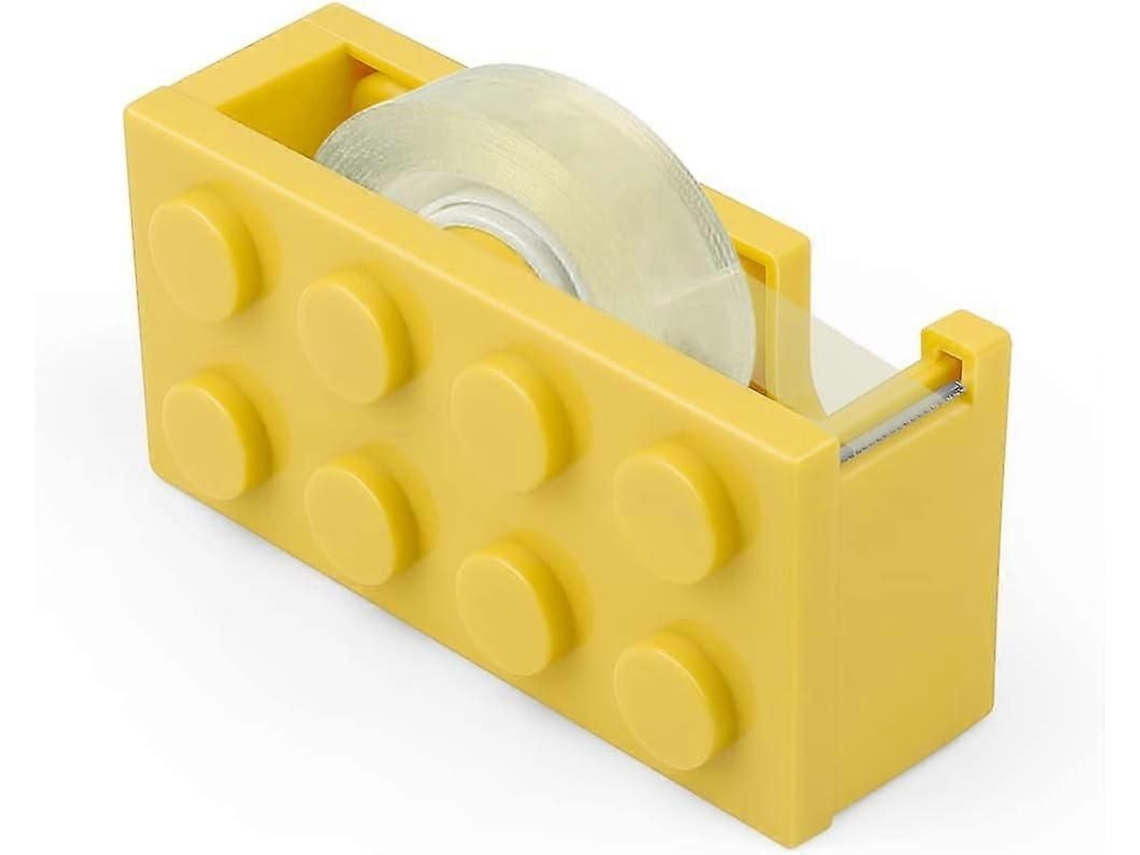 Dispensador de cinta adhesiva, en formato de bloques de construcción. GOKOCO (1 unidad)