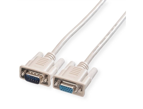 Cable ROLINE (VGA - 3m - Blanco)