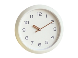 Reloj De Pared Decorativo Redondo De Cuarzo Silencioso, De 30 Cm (12 Pulgadas), Funciona Con Pilas, Sin Tictac.