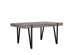 Mesa de comedor BELIANI Adena de MDF Madera oscura 90x180x75