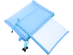 Juego De 5 Bolsas Transparentes Con Cremallera De Nailon Para Almacenamiento De Suministros