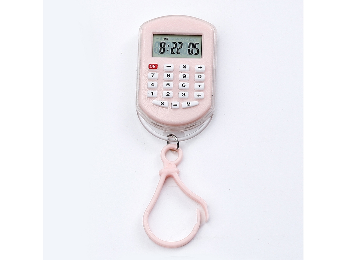 Calculadora de reloj mini Csyy (rosa)