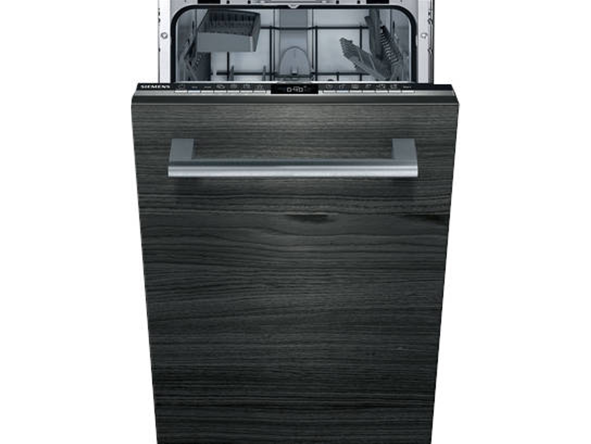 Lavavajillas Integrable SIEMENS SR63EX28KE (9 Cubiertos - 45 cm - Panel Negro)