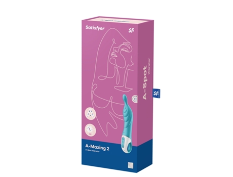 Estimulador SATISFYER A Mazing2 Vibrador Azul 1 Unidad