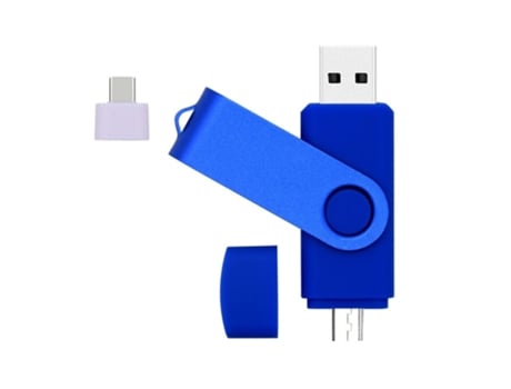 Pen USB SLOWMOOSE Alta Velocidad Otg (Azul - 128 GB)