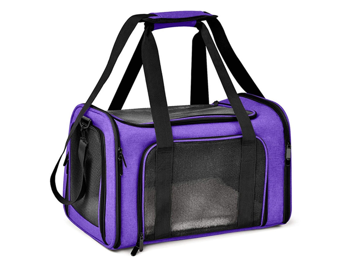 Transportadora Portátil Plegable Eifson 45x30x30cm Talla L (morado)