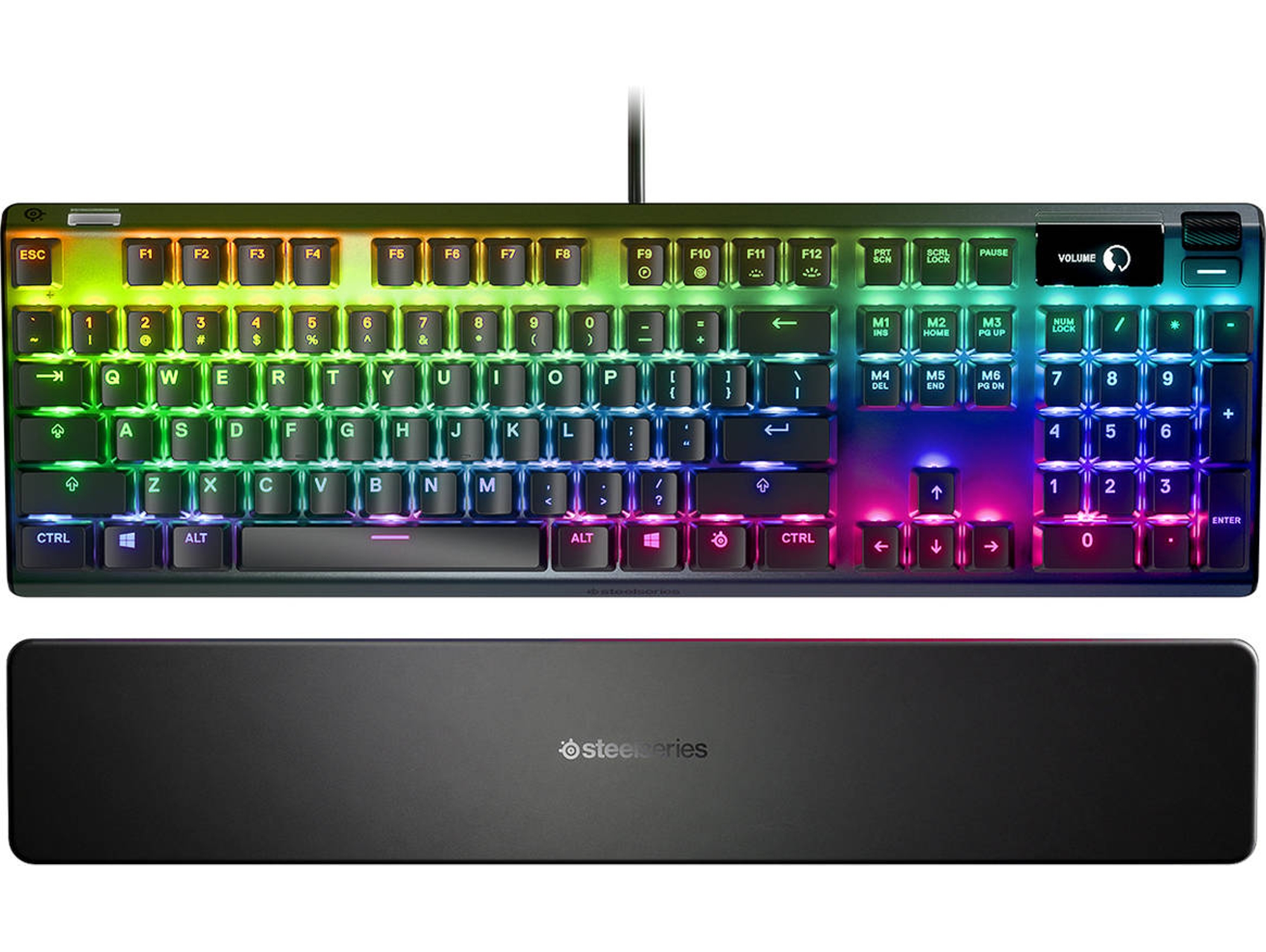 Teclado Gaming STEELSERIES Apex 7 (Mecánico - Francés - Negro)