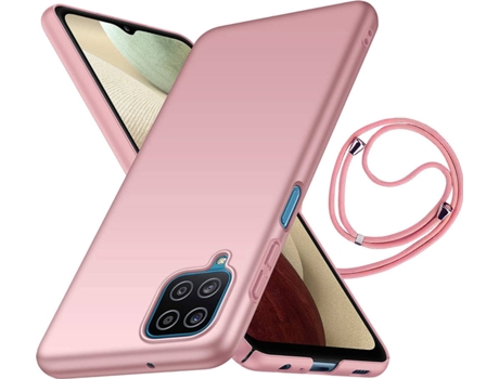 Funda Samsung A12 Turtleshell con Cordon Rosa