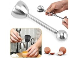 Abridor de cáscaras de huevo, utensilio de cocina 2025, cortador de cáscaras de huevo duro, separador de cáscaras de acero inoxidable. Rosewell