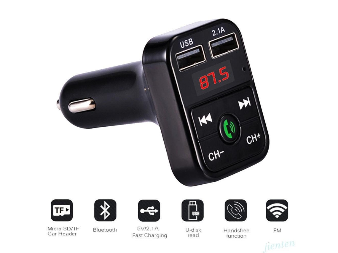 Transmisor FM Bluetooth manos libres inalámbrico Adaptador Radio