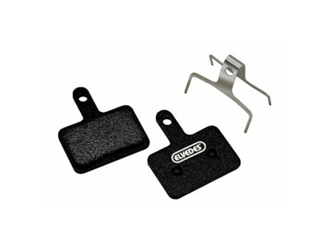 Par de 25 pastillas de freno metálicas de carbono para bicicletas Elvedes Shimano BR-M375, M415-M495, M51, M525