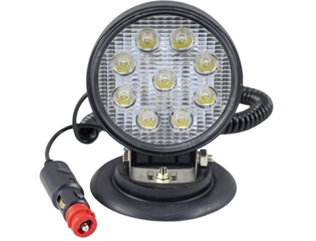 FAROL AUXILIAR LED, REDONDO, LUZ CONCENTRADA, BASE MAGNETICA JBM