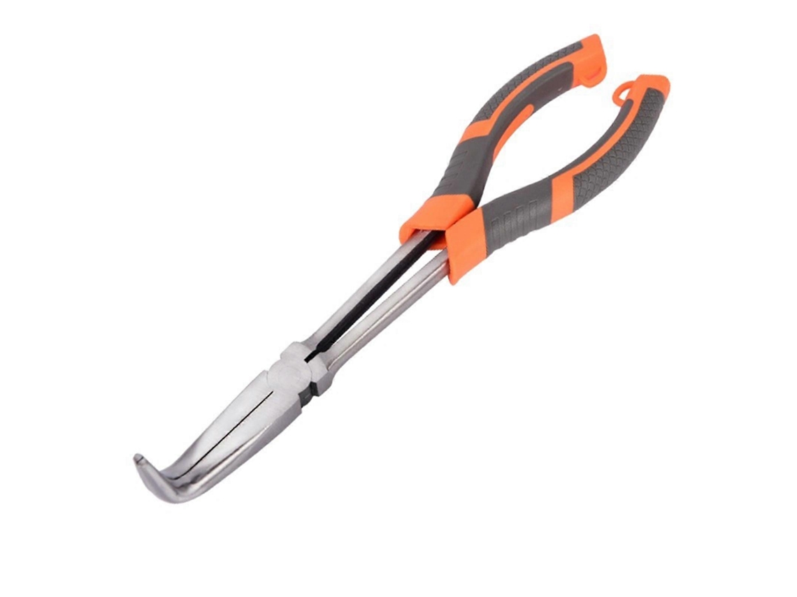 Alicates multifuncionales con mango de 28 cm (11 pulgadas) de largo y cuchillas afiladas para pesca y reparaciones mecánicas.
