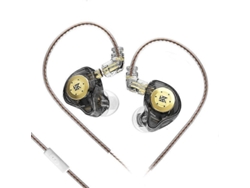 Auriculares deportivos dinámicos KZ EDX Pro de 1,25 m con micrófono, estilo Hengrongshen, de alta fidelidad