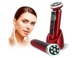 Dispositivo de radiofrecuencia para el cuidado facial, masajeador facial y corporal, instrumento de belleza rojo Bestvite
