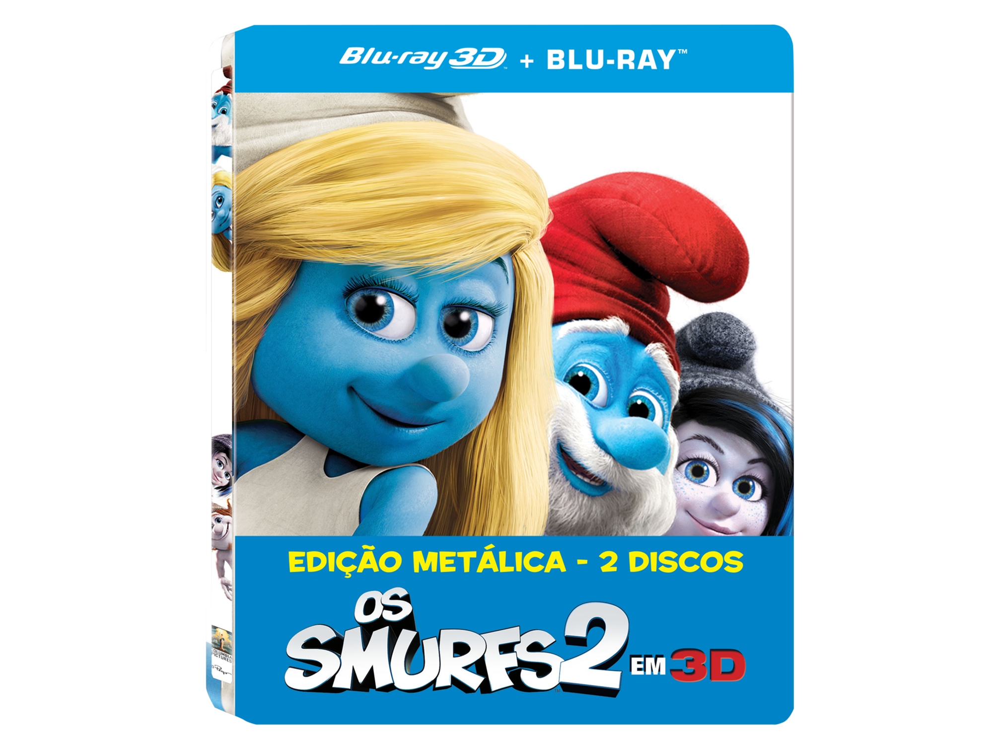 BD OS SMURFS 2 (STEELBOOK) X2 - BD3D+BD