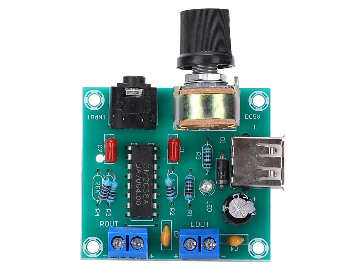 Yncm2026-módulo Placa Amplificador Usb Con Protección Contra Sobrecalentamiento Pm Cm2038 Dc2-6v 3.5w Audio
