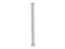 Tubo de extensión de ducha de cobre plateado de 25 mm, accesorio de baño